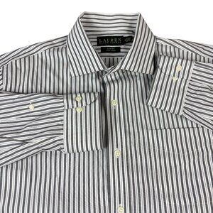 Lauren Ralph Lauren Dress Shirt Men’s 16 32/-33 Slim Fit Stretch No Iron Blue